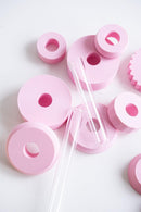 Totem Duo Vase Set - Pink