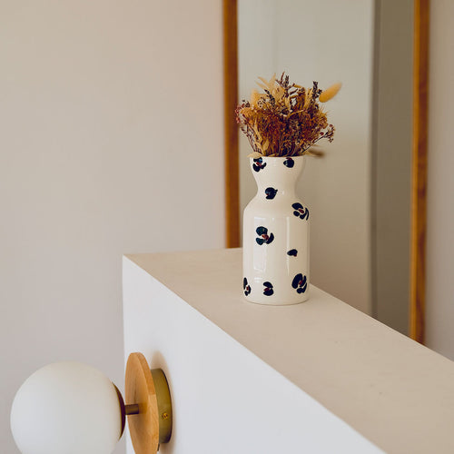 Totem En Céramique Mediterranea - Léopard