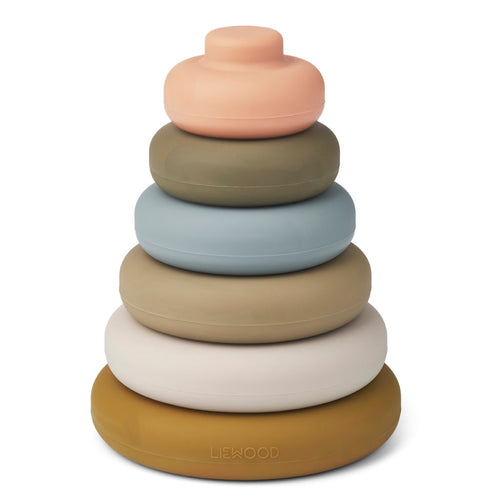 Torre apilable multimix caqui de LIEWOOD - Selección Liewood disponible en amaetc.com, concept store ecológico para niños