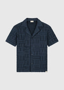 Chemise Toweling Jacquard - Navy Blue