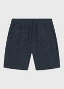 Terry Jacquard Shorts - Navy Blue