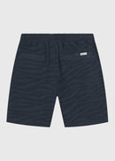 Terry Jacquard Shorts - Navy Blue