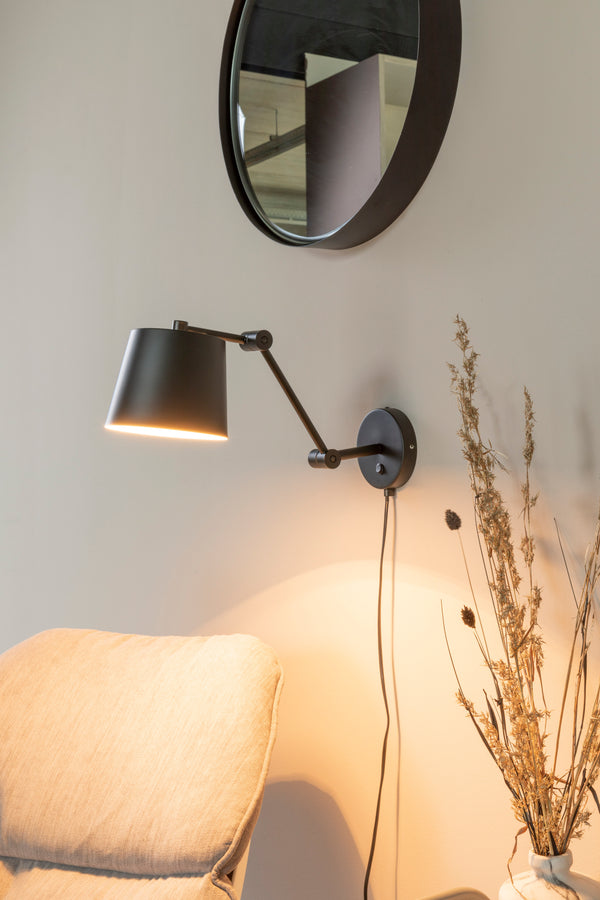 Hajo - Wall Light - Iron - Black