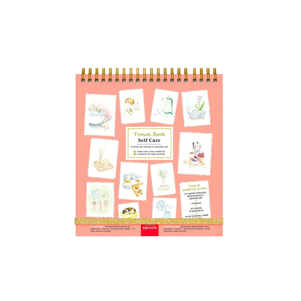 Travel Book - Carnet Aquarelle - Thème Self-Care