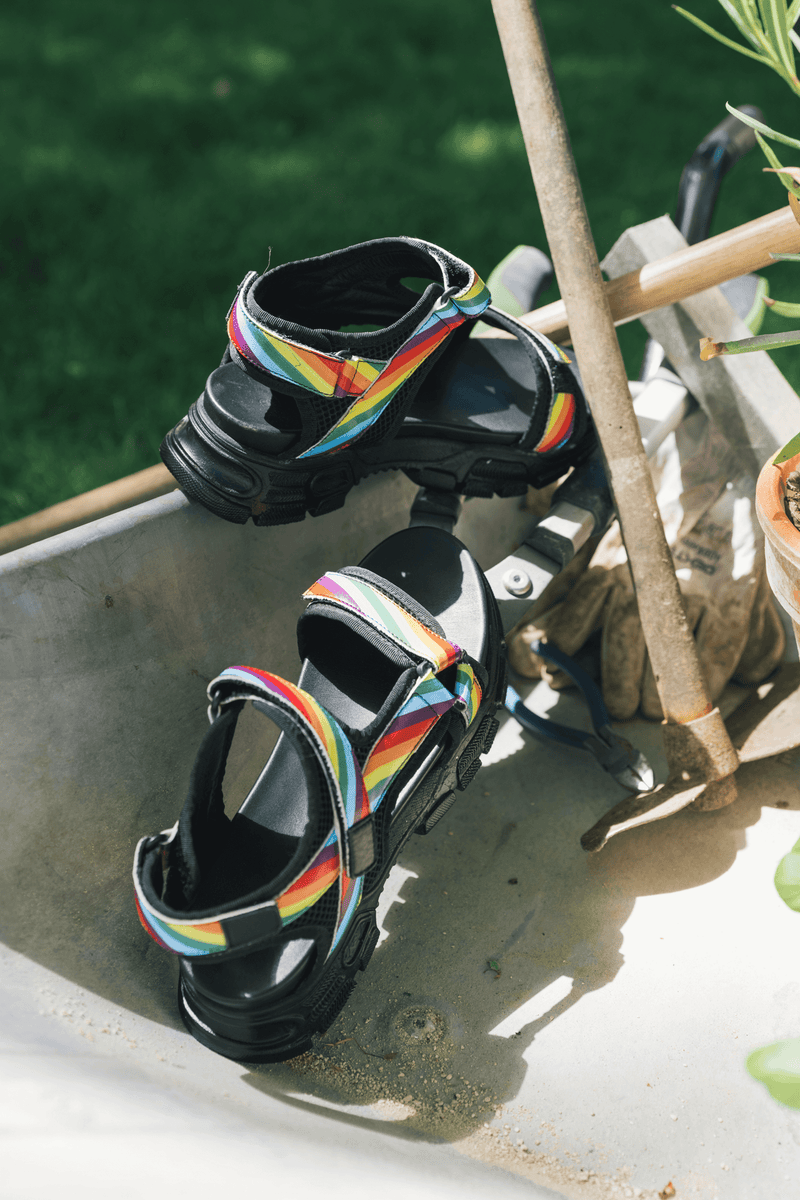 Sandales Travis En Cuir Rainbow