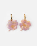 Boucles D'Oreilles Trèfle - Rose Orangé