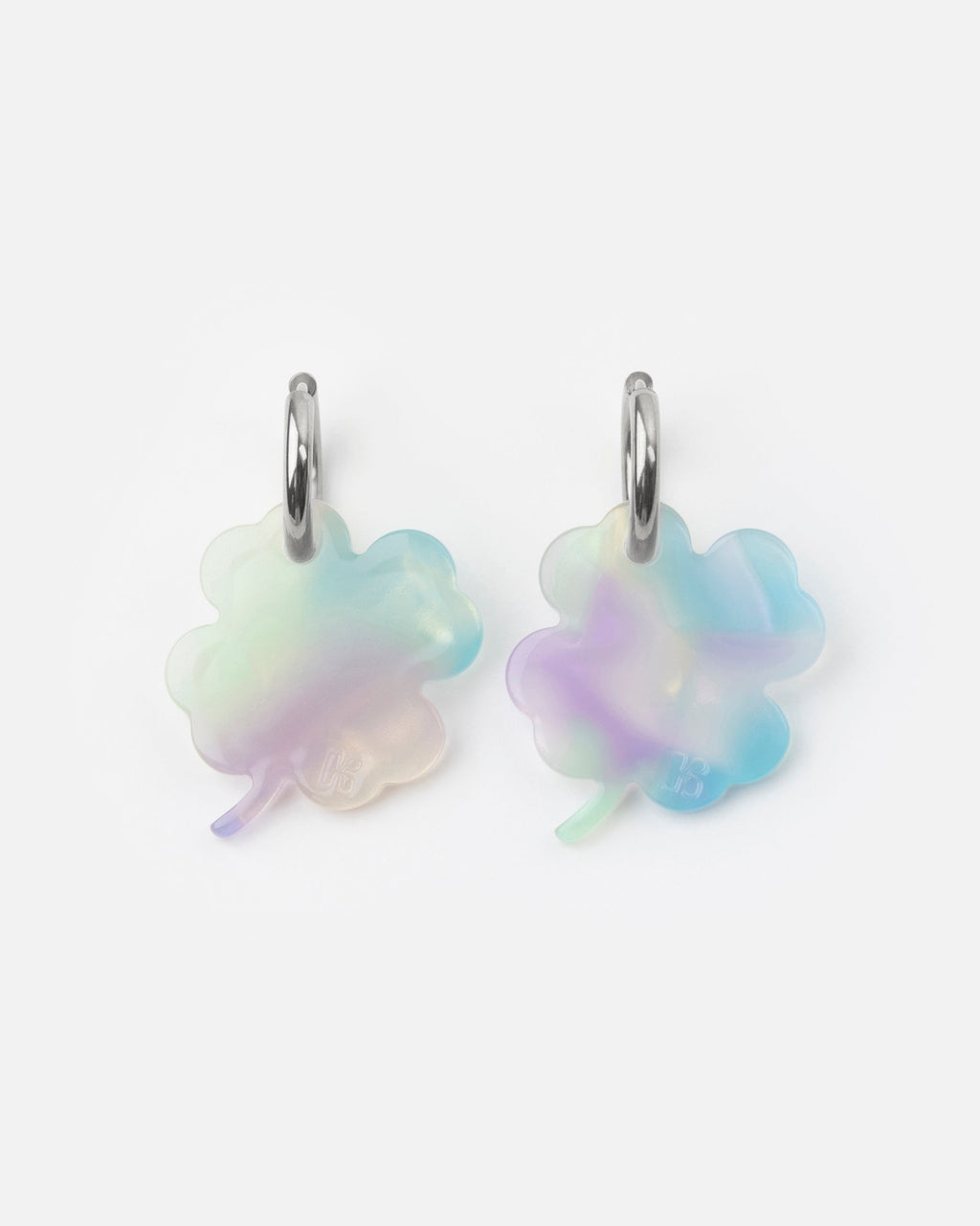 Boucles D'Oreilles Trèfle - Sirène