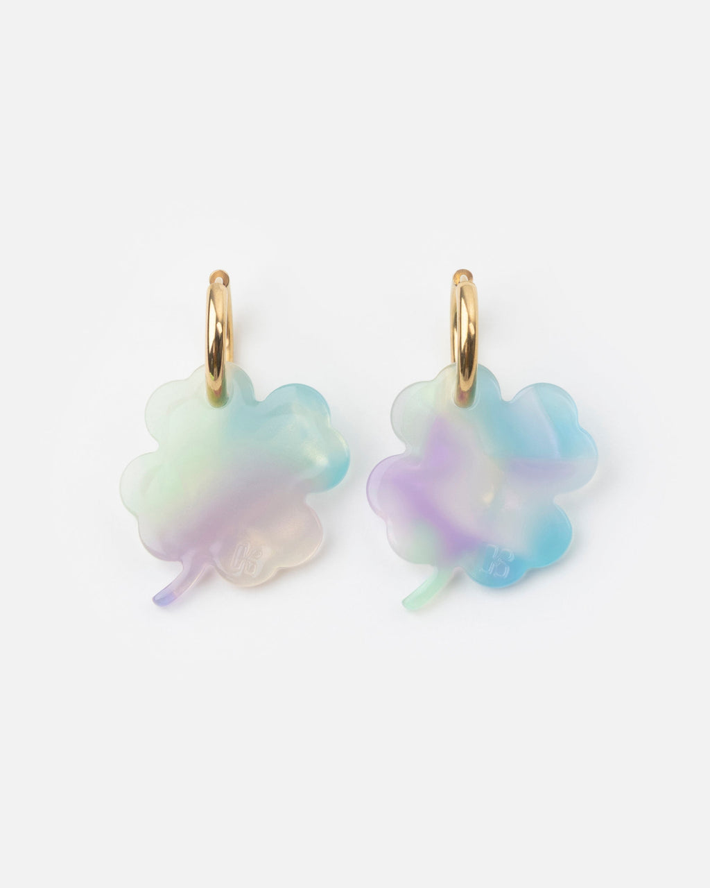 Boucles D'Oreilles Trèfle - Sirène