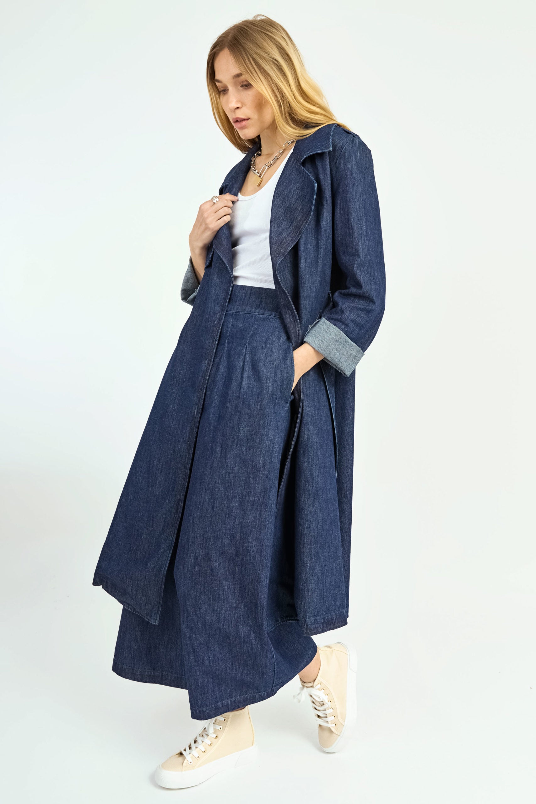 Trench - Faith - Blue Denim