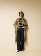 Ornella Trench Coat - Olive