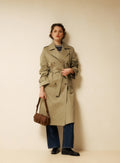 Ornella Trench Coat - Olive