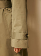 Ornella Trench Coat - Olive