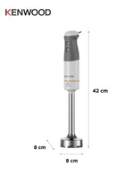 Batidora de Mano con 3 accesorios - Triblade - 850W - Blanco/Gris