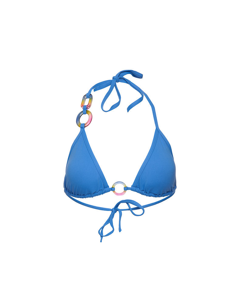 Triangle anneaux Bleu Prince