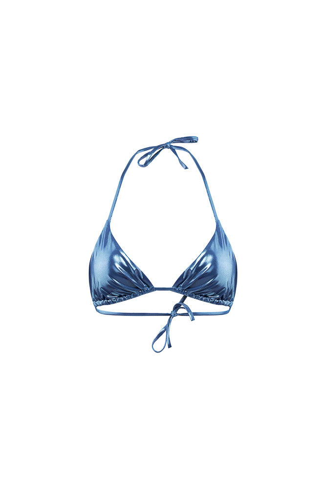 Triangle Attachante Shine Bleu Mer