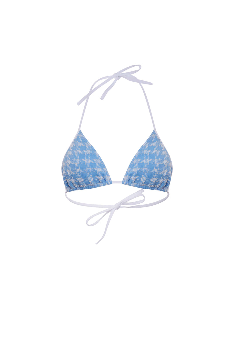 Haut De Maillot Amour A La Plage - Bleu