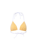 Triangle Bikini Vichy Jaune