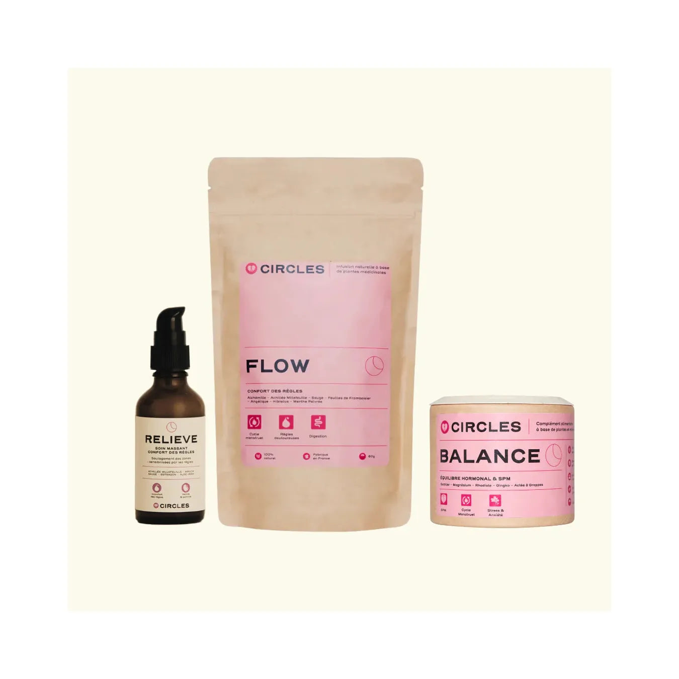 Trio Rééquilibrage Menstruel