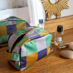 Trousse De Toilette Velours Caro Doré