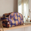 Janice - Trousse De Toilette - Velours - Violette