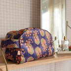 Trousse De Toilette Velours Janice Violette
