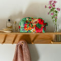 Trousse De Toilette Velours Mia Vert