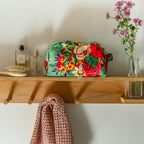 Trousse De Toilette Velours Mia Vert
