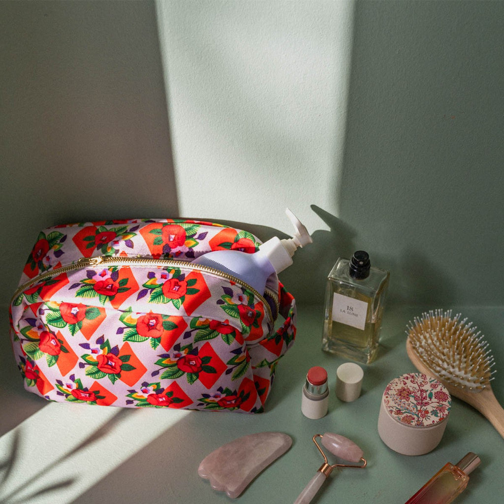 Trousse De Toilette Velours Suzie Lila
