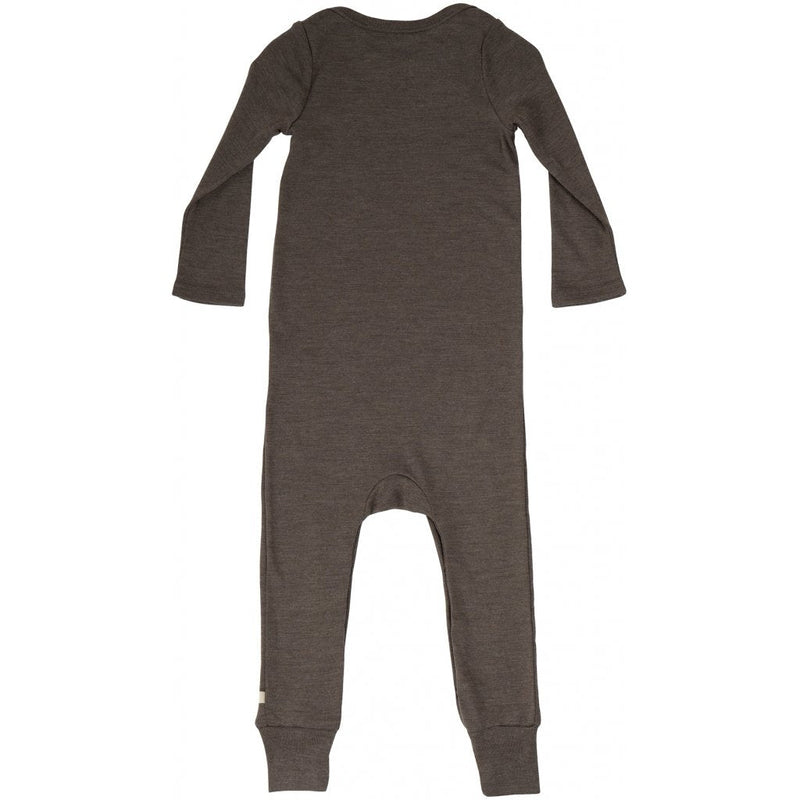 Troytt wool and silk dark chocolate pajamas - Minimalisma selection available on amaetc.com, eco-friendly concept store for children