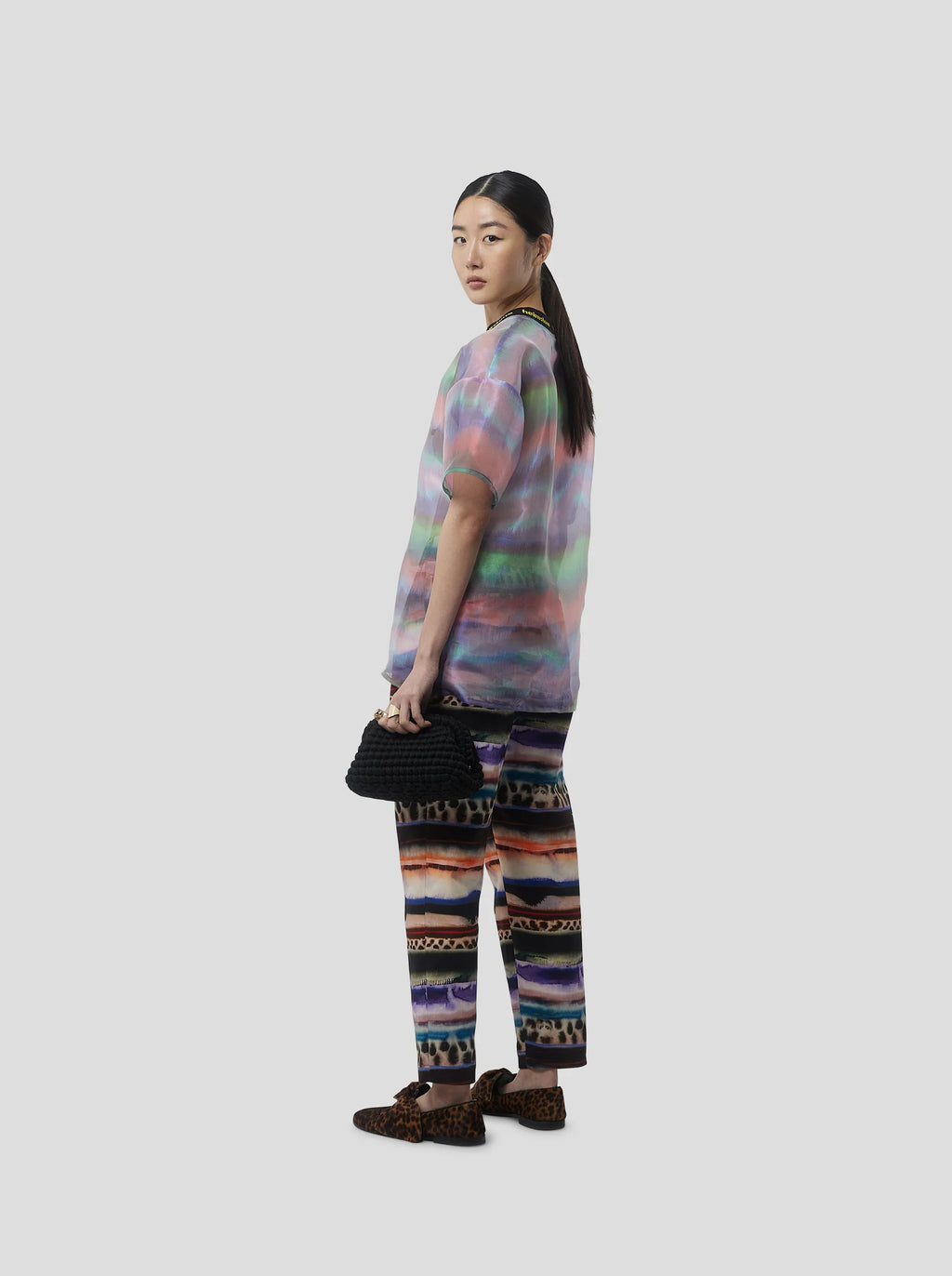T-Shirt Dede In Opalys Print