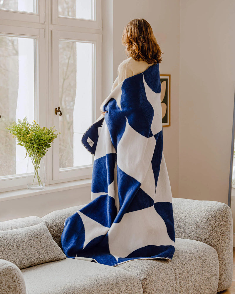 Plaid Tul - Blueberry Pie/Cream Beige