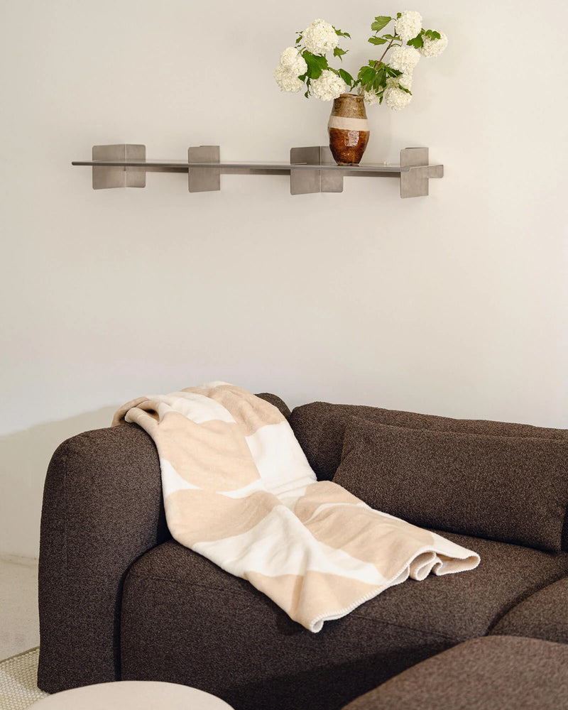 Plaid Tul - Cream Beige