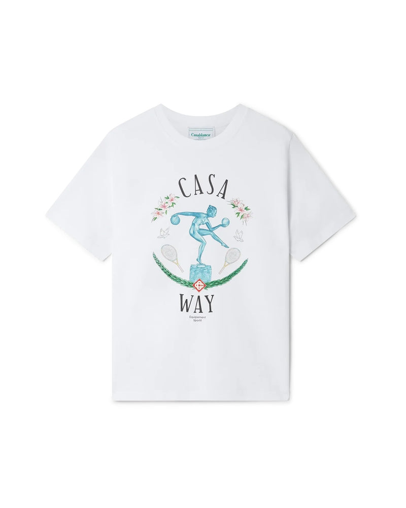 Casablanca Paris - T-Shirt Statue En Marbre - Blanc