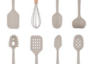 Set D'Ustensiles De Cuisine En Bois Et Silicone Gunnar - 11 Pièces