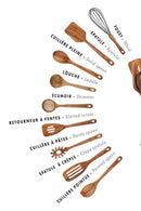 Set D'Ustensiles De Cuisine En Bois D'Acacia Skov - 12 Pièces