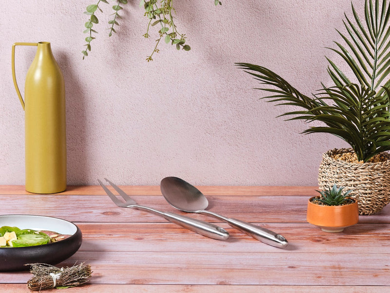 Couverts À Salade Et Barbecue En Acier Inoxydable Stal