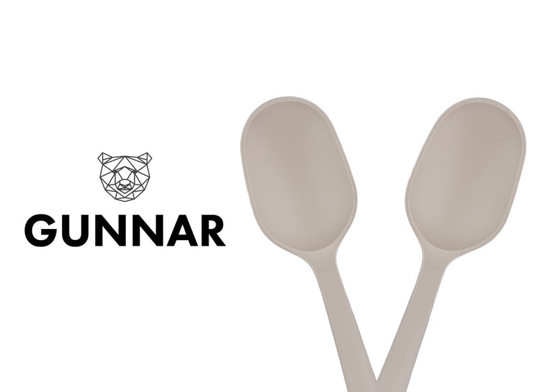 Couverts À Salade En Bois Et Silicone Gunnar