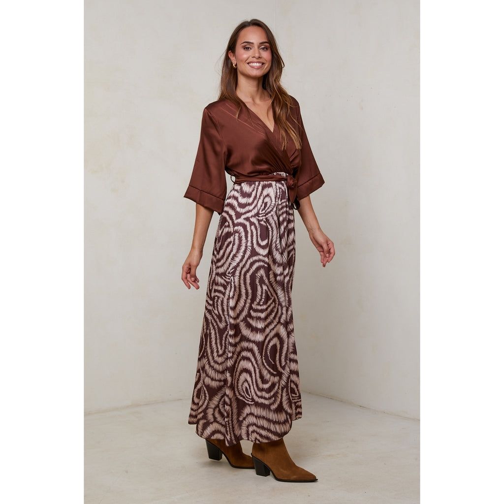 Vestido - Marrón