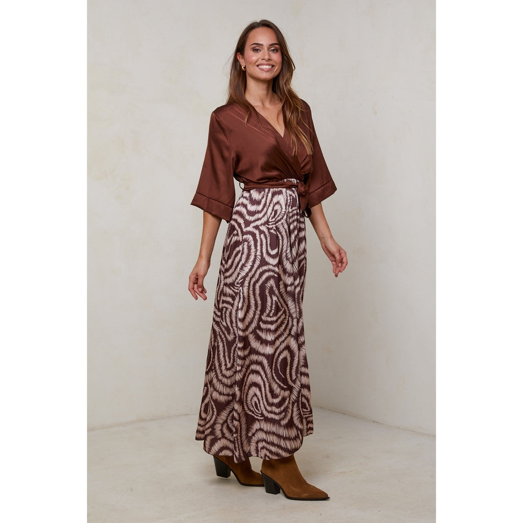 Vestido - Marrón