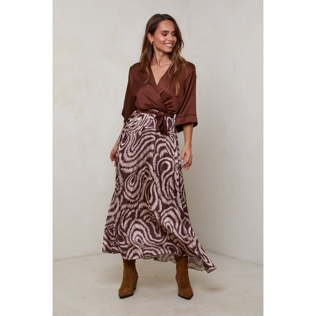 Vestido - Marrón