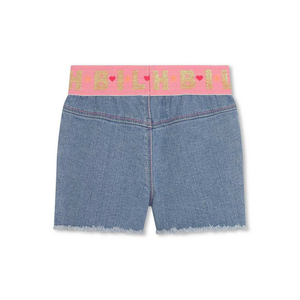 Short Denim - Double Stone - Layette Fille