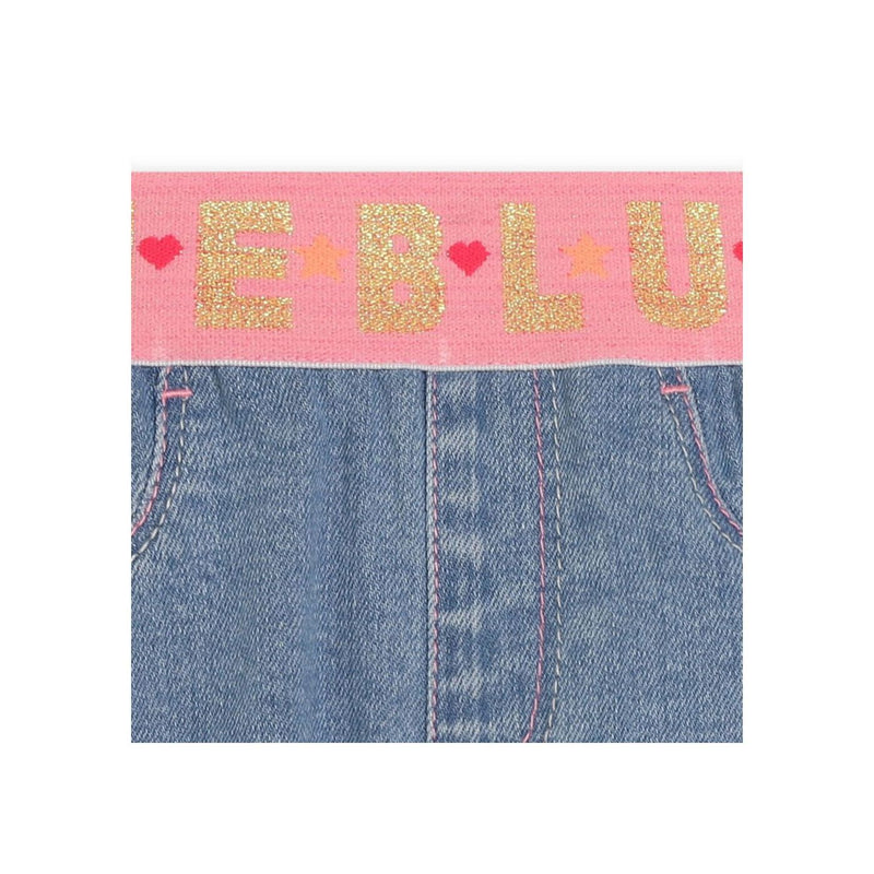 Short Denim - Double Stone - Layette Fille