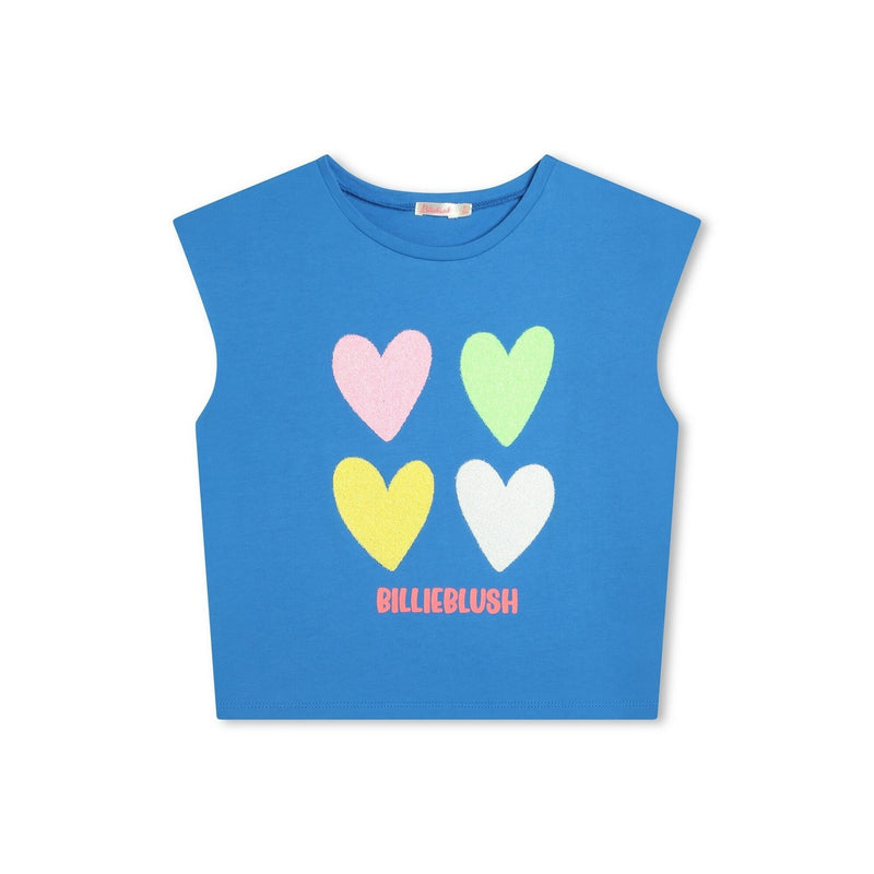 Tee-Shirt Manches Courtes - Imperial Blue - Enfant Fille