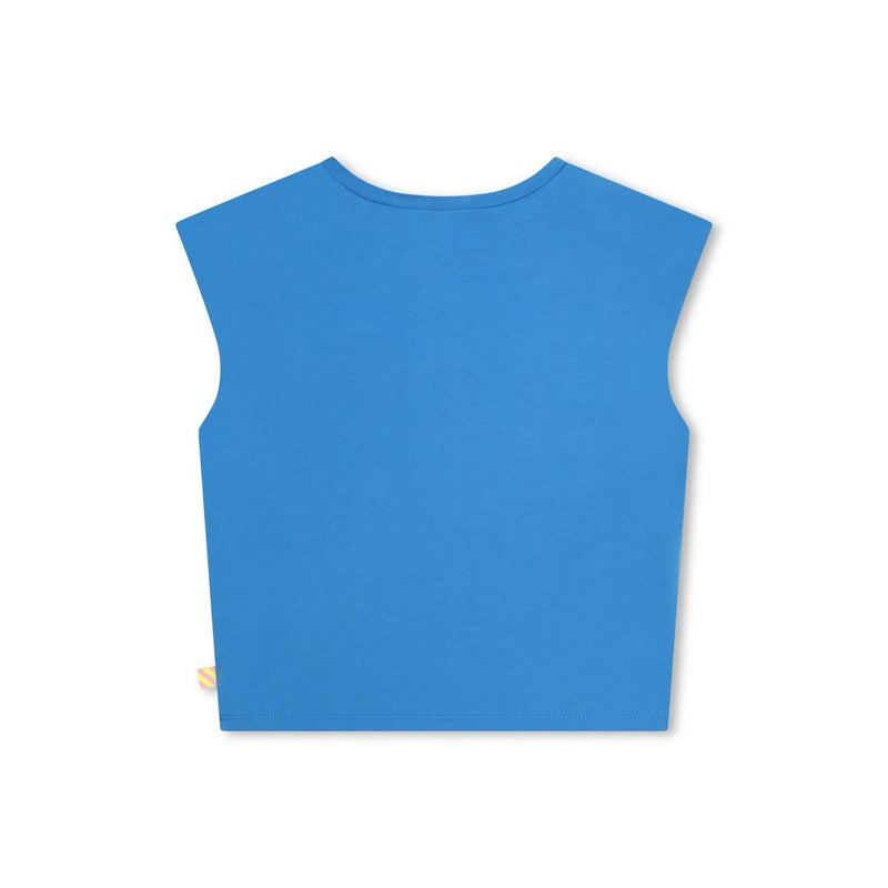 Tee-Shirt Manches Courtes - Imperial Blue - Enfant Fille