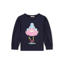 Tee-Shirt - Blue Indigo - Enfant Fille