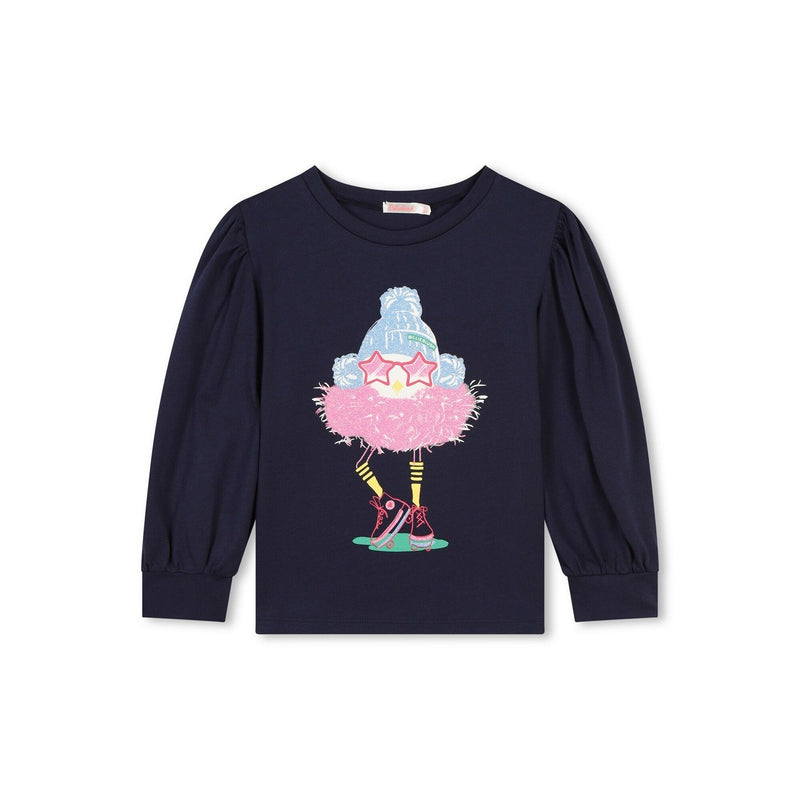 Tee-Shirt - Blue Indigo - Enfant Fille