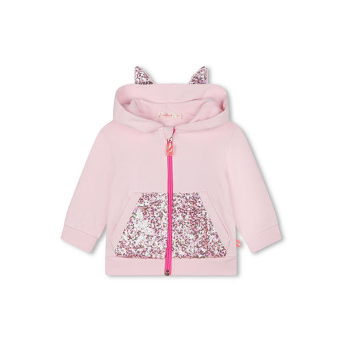 Cardigan A Capuche - Baby Pink - Layette Fille