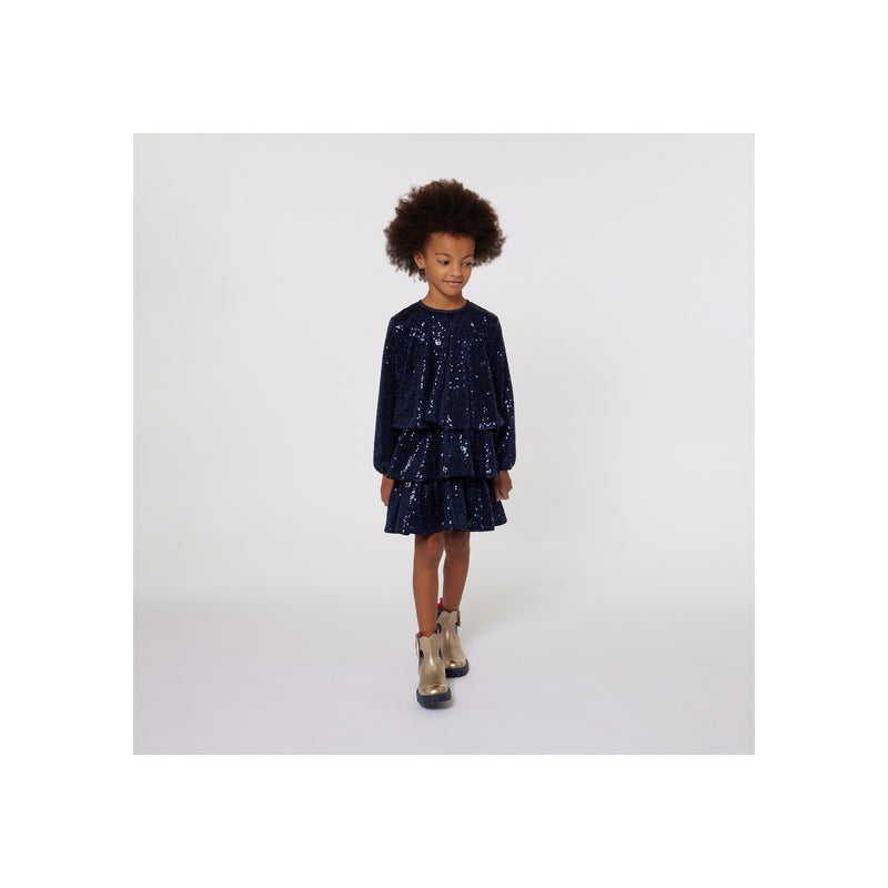 Robe Manches Longues - Royal Blue - Enfant Fille
