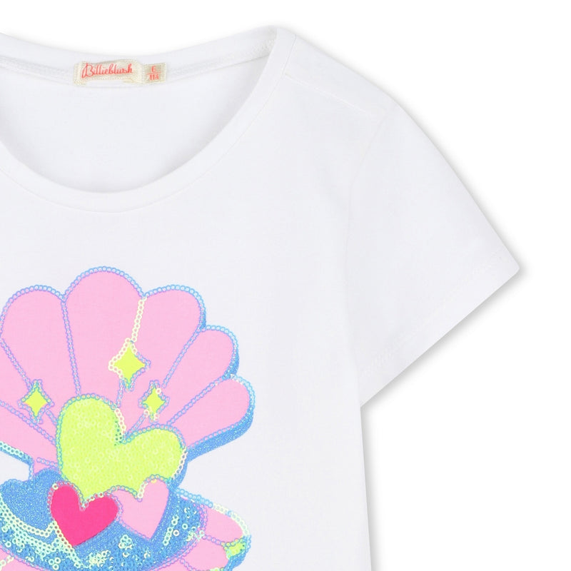 Tee-Shirt - Blanc - Enfant Fille