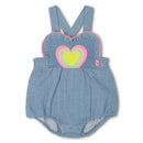 Combinaison Courte - Denim Blue - Bébé Fille